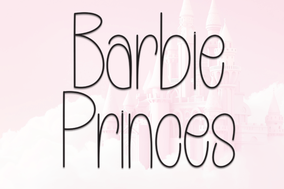 Barbie Princes Font - Featured Image