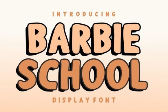 Barbie School Font - Featured Image