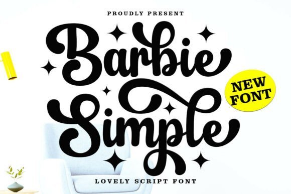 Barbie Simple Font - Featured Image