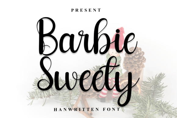 Barbie Sweety Font - Featured Image
