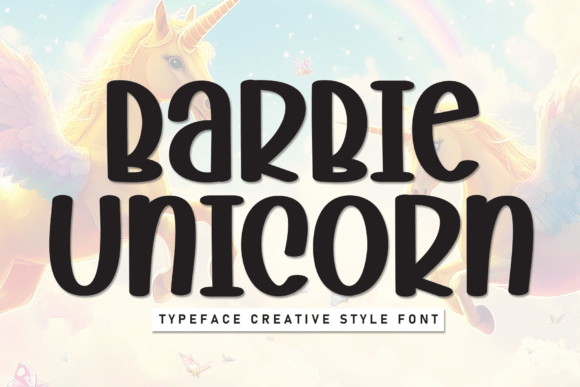 Barbie Unicorn Font - Featured Image