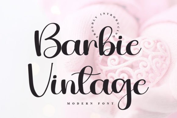 Barbie Vintage Font - Featured Image