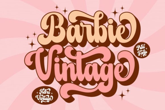 Barbie Vintage Font - Featured Image