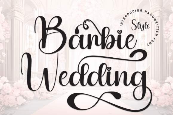 Barbie Wedding Font - Featured Image