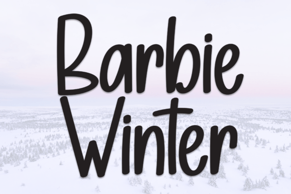 Barbie Winter Font - Featured Image