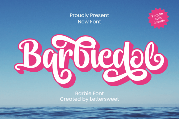 Barbiedol Font - Featured Image