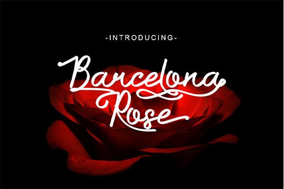 Barcelona Rose Font - Featured Image