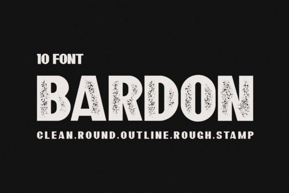 Bardon Family Font - Featured Image