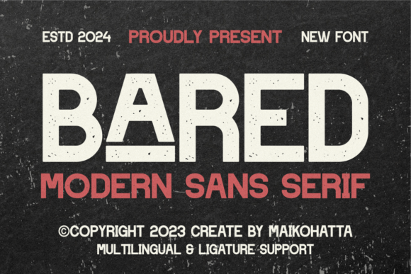 Bared Font - Featured Image