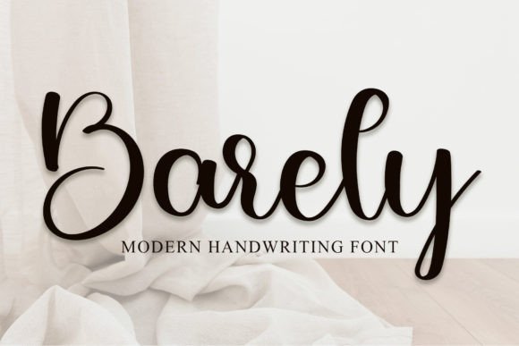Barely Font - Featured Image
