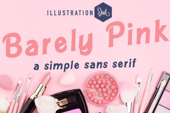 Barely Pink Font - Featured Image