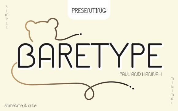 Baretype Font - Featured Image