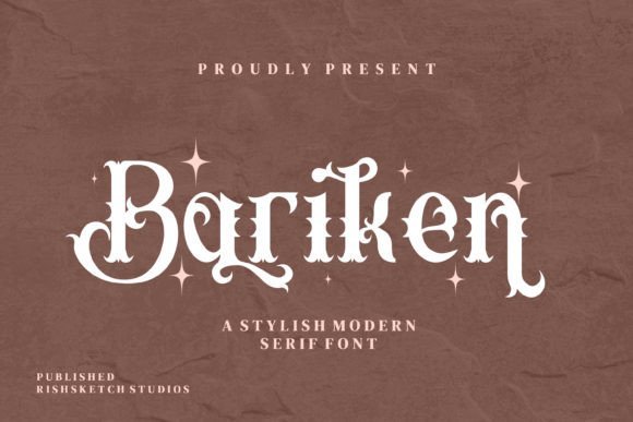Bariken Font - Featured Image