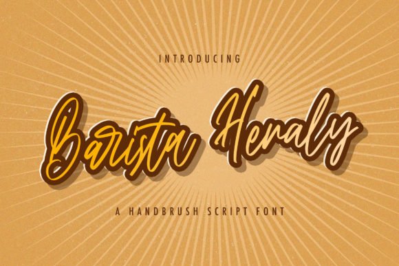 Barista Heraly Font - Featured Image