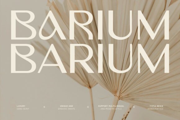 Barium Font - Featured Image