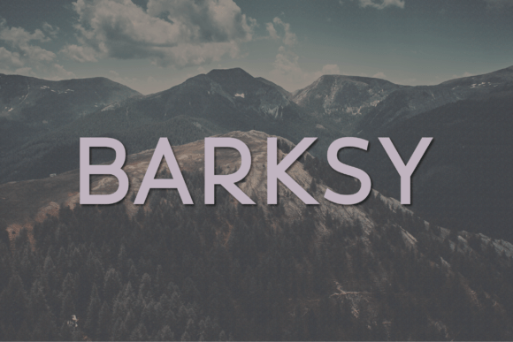 Barksy Font - Featured Image