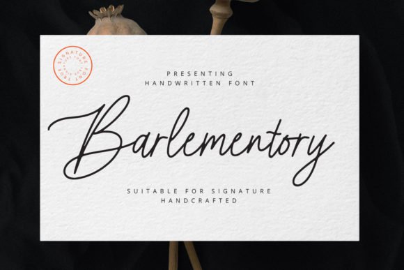 Barlementory Font - Featured Image