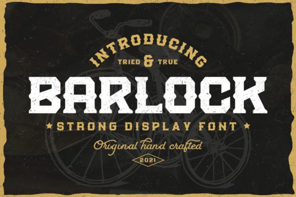 Barlock Font - Featured Image