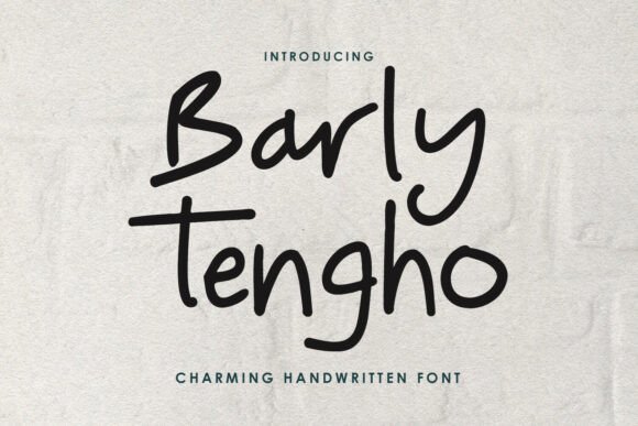 Barly Tengho Font - Featured Image