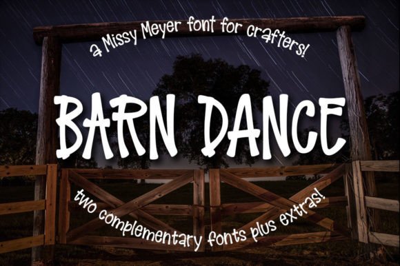 Barn Dance Font - Featured Image