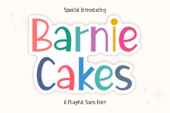 Barnie Cakes Font - Featured Image