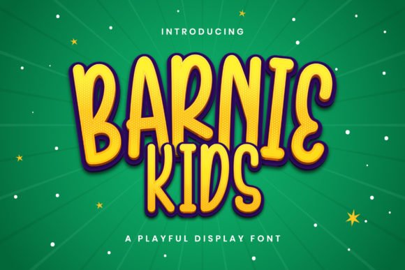 Barnie Kids Font - Featured Image