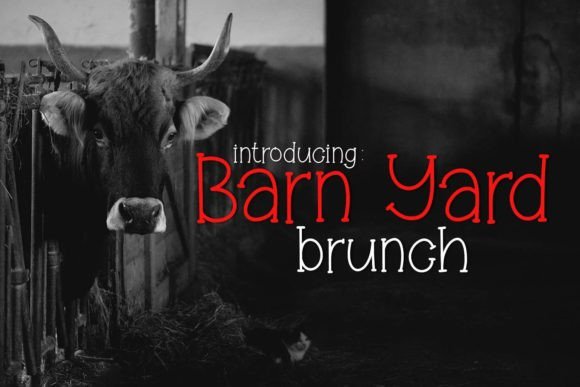 Barnyard Brunch Font - Featured Image