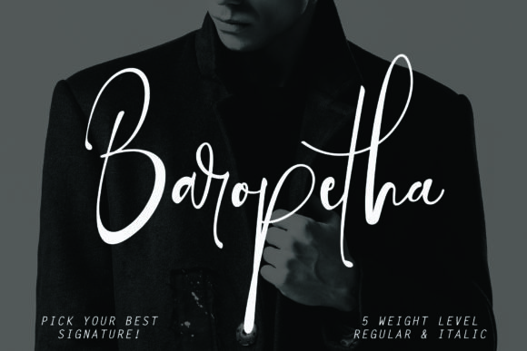 Baropetha Family Font - Featured Image