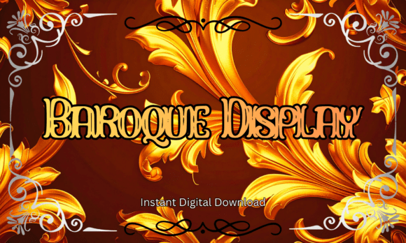 Baroque Display Font - Featured Image
