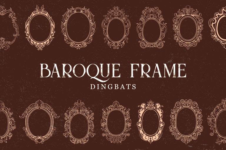 Baroque Frame Dingbat Font - Featured Image