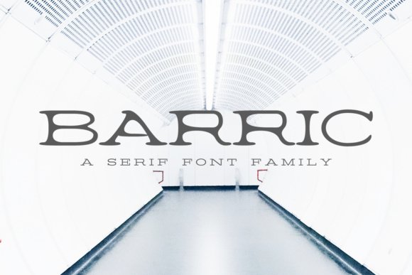 Barric Family Font - Featured Image