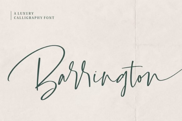 Barrington Font - Featured Image