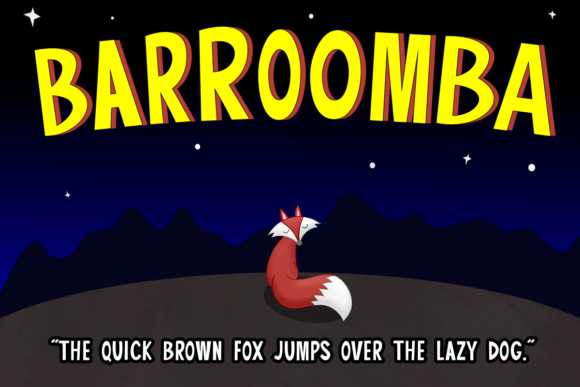 Barroomba Font - Featured Image