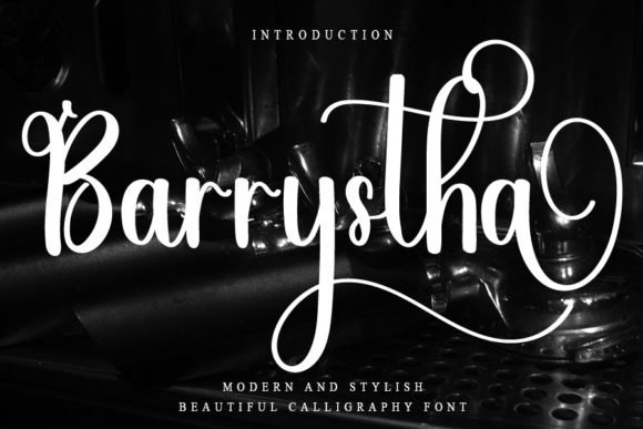 Barrystha Font - Featured Image