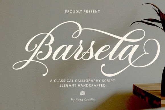 Barsela Calligraphy Font - Featured Image