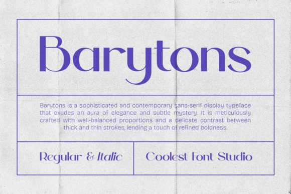 Barytons Font - Featured Image