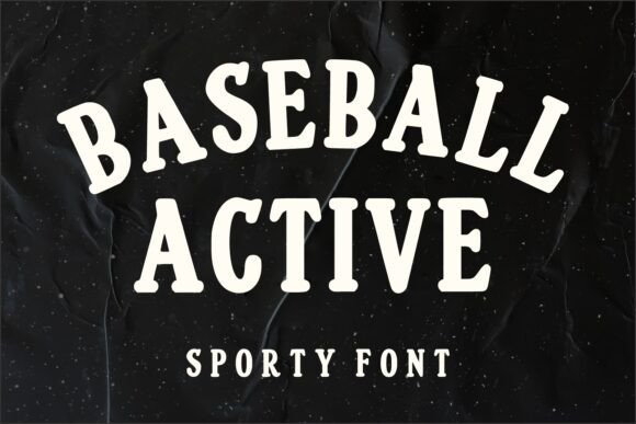 Baseball Active Font - Featured Image