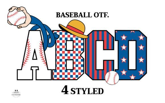 Baseball Bundle Font - Featured Image