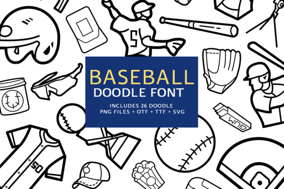 Baseball Doodle Font - Featured Image