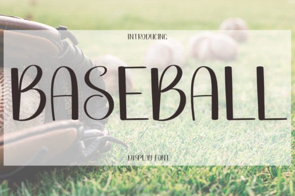 Baseball Font - Featured Image