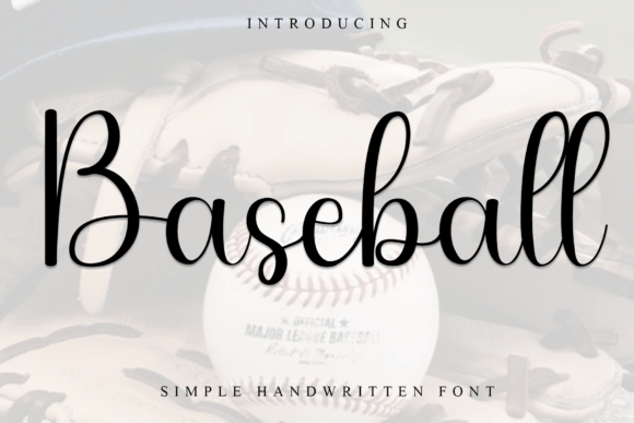 Baseball Font - Featured Image
