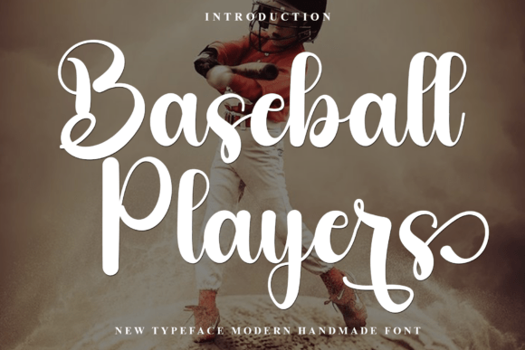 Baseball Players Font - Featured Image