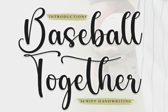 Baseball Together Font - Featured Image