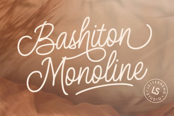 Bashiton Monoline Font - Featured Image
