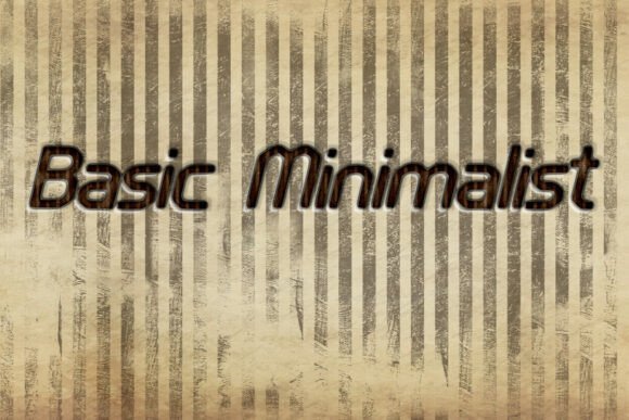 Basic Minimalist Font - Featured Image