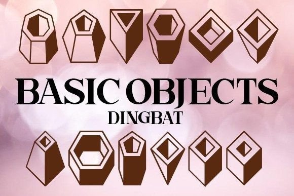 Basic Objects Font - Featured Image