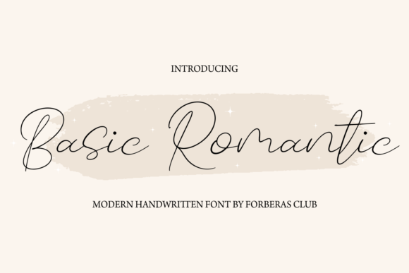 Basic Romantic Font - Featured Image