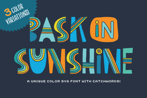 Bask in Sunshine Font - Featured Image