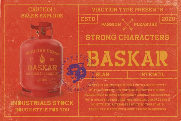 Baskar Font - Featured Image