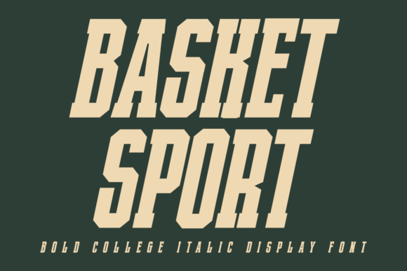 Basket Sport Italic Font - Featured Image